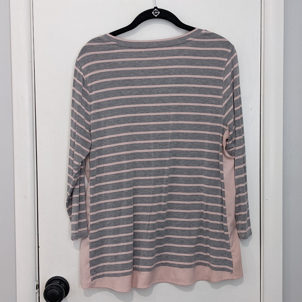 Calvin Klein Striped Top - Picture 2 of 8
